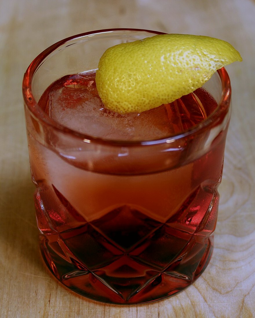 Negroni on the rocks